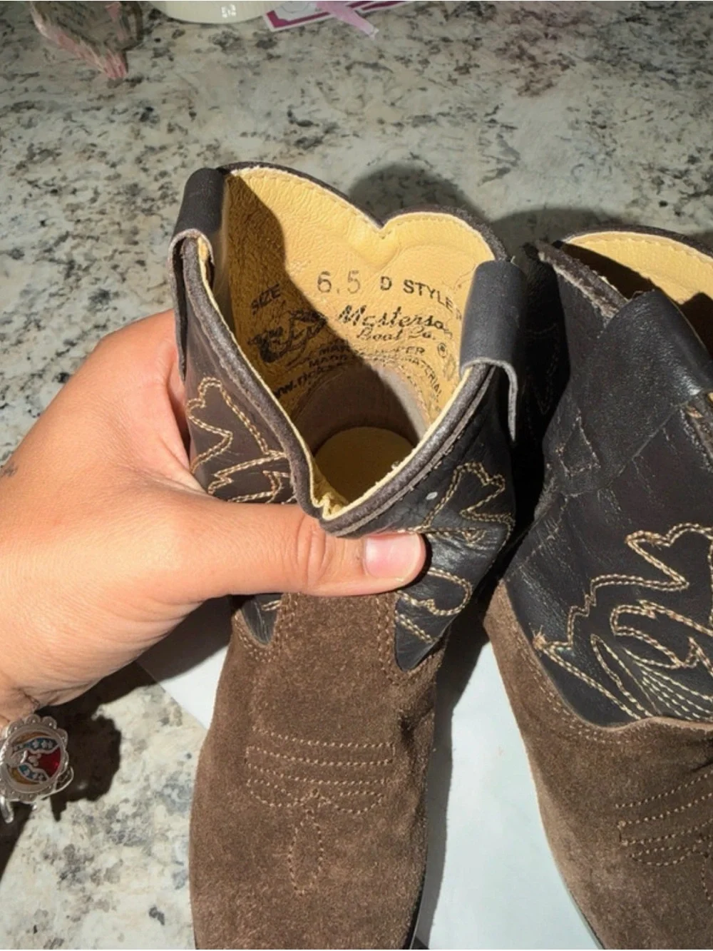 Mastersons boot co. toddler boots sz 6.5